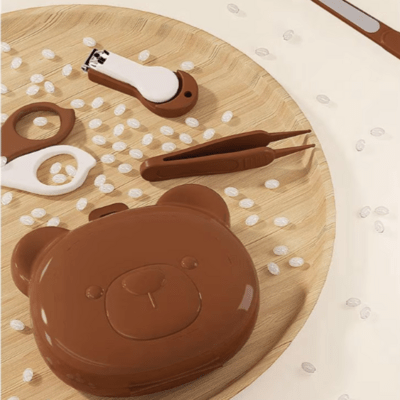 Kit Manucure - BabyBearNailKit™ - Marron - LiliRozes