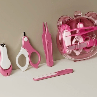 Kit Manucure - BabyBearNailKit™ - Rose - LiliRozes