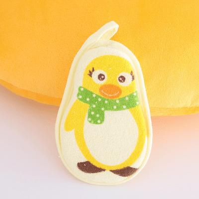 Eponge de Bain - CartoonBathSpong™ - Penguin Jaune - LiliRozes
