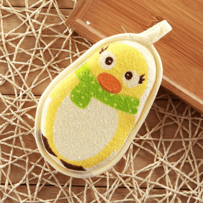 Eponge de Bain - CartoonBathSpong™ - Penguin Jaune - LiliRozes