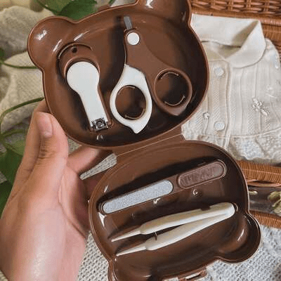Kit Manucure - BabyBearNailKit™ - Marron - LiliRozes