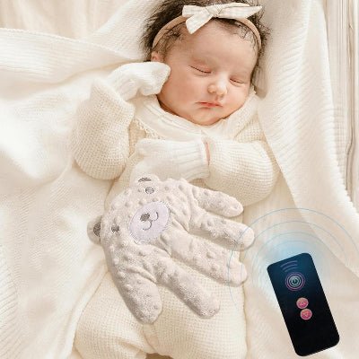 Oreiller Bébé - CalmHand™ - Ours Blanc - LiliRozes
