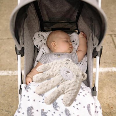 Oreiller Bébé - CalmHand™ - Ours Blanc - LiliRozes