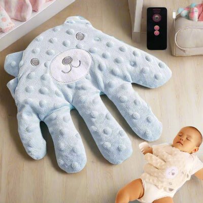Oreiller Bébé - CalmHand™ - Ours Bleu - LiliRozes